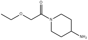 1-(4-aminopiperidin-1-yl)-2-ethoxyethan-1-one structure