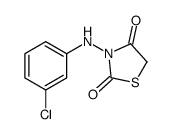 3-(3-chloroanilino)-1,3-thiazolidine-2,4-dione结构式