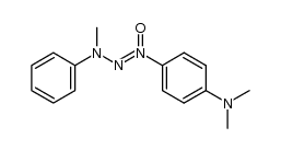 1-(p-(dimethylamino)phenyl)-3-methyl-3-phenyl-triazene-1-oxide Structure