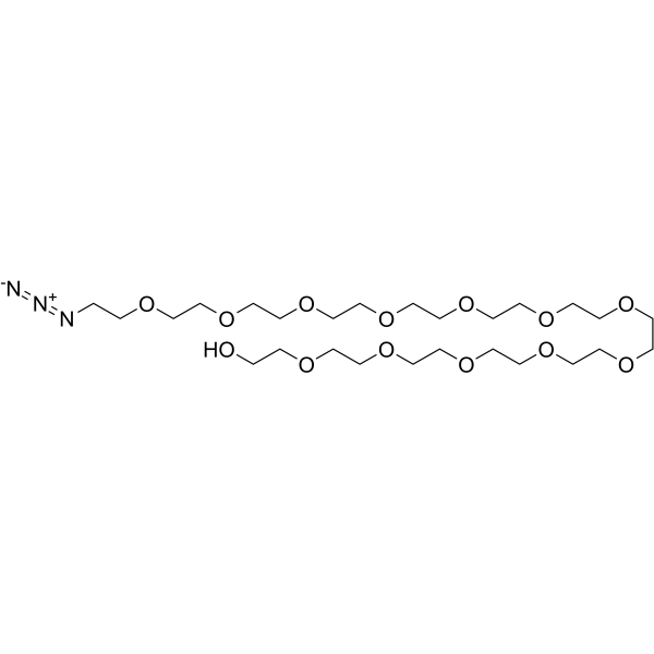 Azido-PEG12-alcohol structure