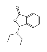 3-(diethylamino)-3H-2-benzofuran-1-one结构式