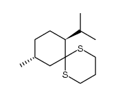 menthone trimethylenemercaptol Structure