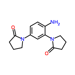 1,1'-(4-Amino-1,3-phenylene)di(2-pyrrolidinone) structure