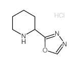 2-[1,3,4]Oxadiazol-2-yl-piperidine hydrochloride结构式