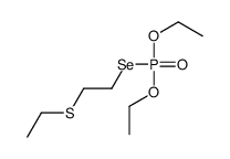 1-diethoxyphosphorylselanyl-2-ethylsulfanylethane结构式