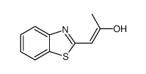 1-Propen-2-ol,1-(2-benzothiazolyl)-(9CI) structure