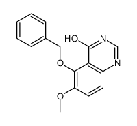 6-methoxy-5-phenylmethoxy-1H-quinazolin-4-one结构式