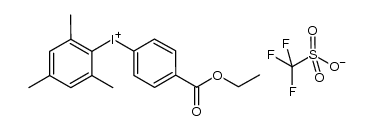 Mes-I-(p-COOEt-Ph)OTf结构式