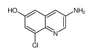 3-amino-8-chloroquinolin-6-ol Structure