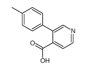 3-(4-methylphenyl)pyridine-4-carboxylic acid Structure