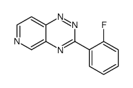 3-(2-fluorophenyl)pyrido[3,4-e][1,2,4]triazine结构式