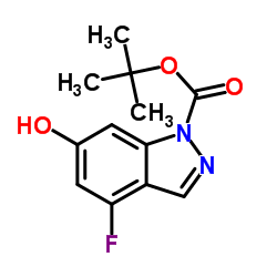 4-氟-6-羟基-1H-吲唑-1-羧酸叔丁酯图片