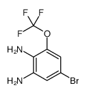 5-Bromo-3-(trifluoromethoxy)-1,2-benzenediamine Structure