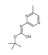 (6-Methylpyrazin-2-yl)carbamic acid tert-butyl ester structure