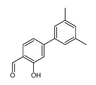 4-(3,5-dimethylphenyl)-2-hydroxybenzaldehyde Structure