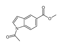 methyl 1-acetylindole-5-carboxylate Structure