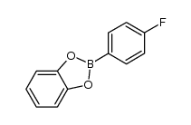 4-fluorophenylboronic acid catechol ester Structure