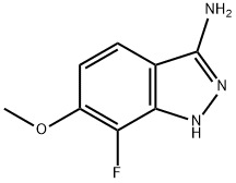 7-Fluoro-6-methoxy-1H-indazol-3-amine Structure