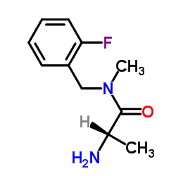 N-(2-Fluorobenzyl)-N-methylalaninamide Structure