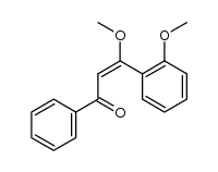 (E)-2,7-Dimethoxychalcone结构式