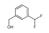 [3-(difluoromethyl)phenyl]methanol Structure