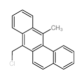 7-CHLOROMETHYL-12-METHYL BENZ(a) ANTHRACENE结构式