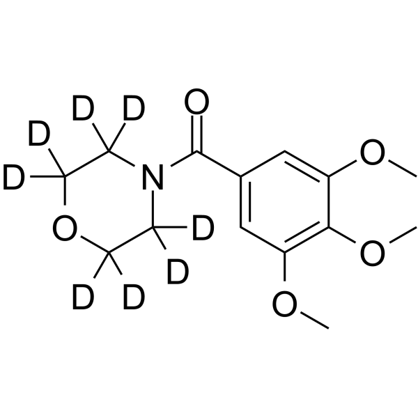 Trimetozine-d8 Structure