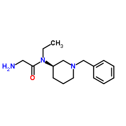 N-[(3R)-1-Benzyl-3-piperidinyl]-N-ethylglycinamide Structure