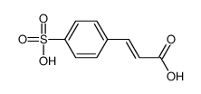 3-(4-sulfophenyl)prop-2-enoic acid结构式