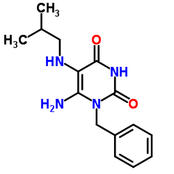 6-Amino-1-benzyl-5-isobutylamino-1H-pyrimidine-2,4-dione picture