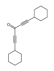 1,5-dicyclohexylpenta-1,4-diyn-3-one Structure