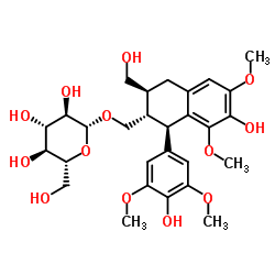 (-)-Lyoniresinol 9'-O-glucoside图片