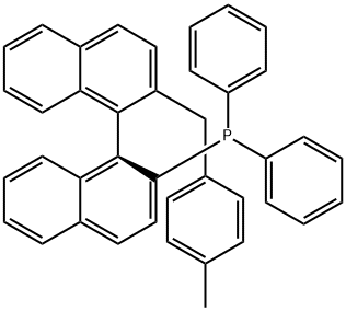 (S)-[2'-(4-甲基苄基)-[1,1'-联萘]-2-基]二苯基膦结构式