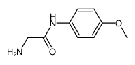 amino-N-(4-methoxyphenyl)acetamide结构式