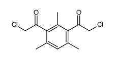 2,4-bis-chloroacetyl-1,3,5-trimethyl-benzene结构式