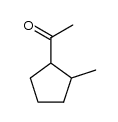 1-acetyl-2-methylcyclopentane Structure