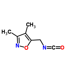 Isoxazole, 5-(isocyanatomethyl)-3,4-dimethyl- (9CI)结构式