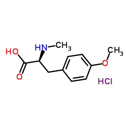 N-Me-Tyr(Me)-OH·HCl结构式