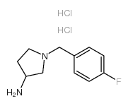 1-(4-FLUORO-BENZYL)-PYRROLIDIN-3-YLAMINE DIHYDROCHLORIDE Structure