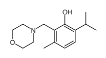 3-methyl-2-(morpholin-4-ylmethyl)-6-propan-2-ylphenol Structure