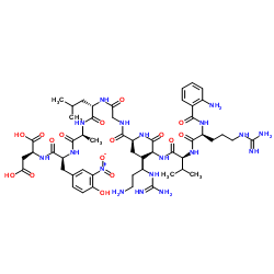 Abz-Arg-Val-Lys-Arg-Gly-Leu-Ala-m-nitro-Tyr-Asp-OH trifluoroacetate salt picture