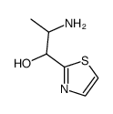 2-Thiazolemethanol,-alpha--(1-aminoethyl)- Structure