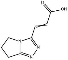 3-(6,7-Dihydro-5H-pyrrolo[2,1-c][1,2,4]triazol-3-yl)-acrylic acid结构式