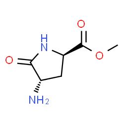 D-Proline, 4-amino-5-oxo-, methyl ester, (4S)-rel- (9CI) Structure