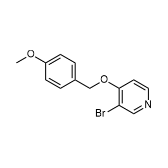 3-Bromo-4-[(4-methoxyphenyl)methoxy]pyridine Structure