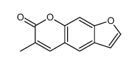 6-methylfuro[3,2-g]chromen-7-one结构式