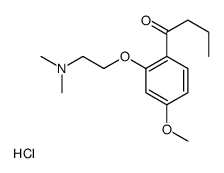 2-(2-butanoyl-5-methoxyphenoxy)ethyl-dimethylazanium,chloride结构式