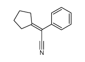 2-cyclopentylidene-2-phenylacetonitrile结构式