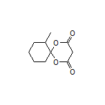 7-甲基-1,5-二氧杂螺[5.5]十一烷-2,4-二酮结构式