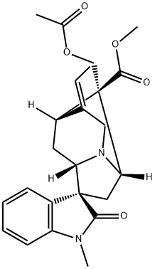 Voachalotine oxindole acetate structure